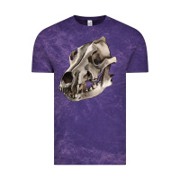 Cloud Purple Wolf skull Vintage Tee - RanaPortraitStore