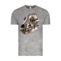 Cloud Rock Wolf skull Vintage Tee - RanaPortraitStore