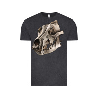 Vintage Black Wolf skull Vintage Tee - RanaPortraitStore