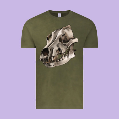 Vintage Tee Wolf skull