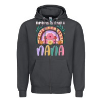 Smoke happiness is being a nana Zipper Hoodie - JahusDesignShop