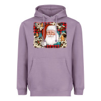 Lavender cowhide santa cookie socks background Heavyweight Hoodie - AdoDesignShop