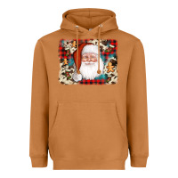 Meerkat cowhide santa cookie socks background Heavyweight Hoodie - AdoDesignShop