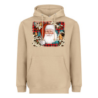 Mushroom cowhide santa cookie socks background Heavyweight Hoodie - AdoDesignShop