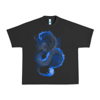 Pigment Black blue dragon Urban Heavy Tee - RanaPortraitStore