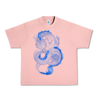 Salmon blue dragon Urban Heavy Tee - RanaPortraitStore