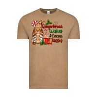 Vintage Coffee gingerbread wishes and cocoa kisses Vintage Tee - Zillion Design Studio