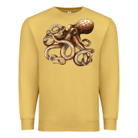Antique Gold octopus Premium Sweatshirt - LillyAllenDesigns
