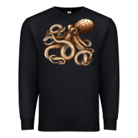 Black octopus Premium Sweatshirt - LillyAllenDesigns