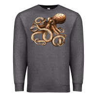 Charcoal Heather octopus Premium Sweatshirt - LillyAllenDesigns