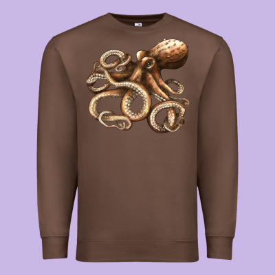 Octopus Premium Sweatshirt Designed By Lillyallendesigns