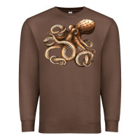 Chestnut octopus Premium Sweatshirt - LillyAllenDesigns