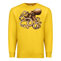 Lemon octopus Premium Sweatshirt - LillyAllenDesigns
