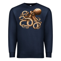 Navy octopus Premium Sweatshirt - LillyAllenDesigns