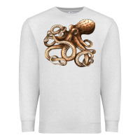 Oatmeal Heather octopus Premium Sweatshirt - LillyAllenDesigns
