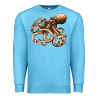 Ocean Blue octopus Premium Sweatshirt - LillyAllenDesigns