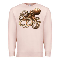 Pale Pink octopus Premium Sweatshirt - LillyAllenDesigns