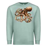 Seafoam octopus Premium Sweatshirt - LillyAllenDesigns