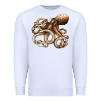 White octopus Premium Sweatshirt - LillyAllenDesigns