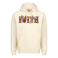 Sandshell faith with praying hands Premium Hoodie - NancyCooperArtShop