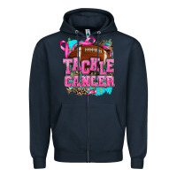 Navy tackle cancer Zipper Hoodie - AdoDesignShop