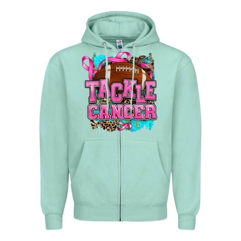 Tackle Cancer Zipper Hoodie by AdoDesignShop | Teevron