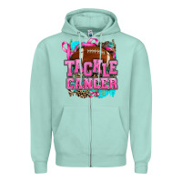 Seafoam tackle cancer Zipper Hoodie - AdoDesignShop