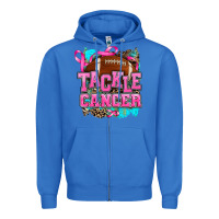 True Royal tackle cancer Zipper Hoodie - AdoDesignShop