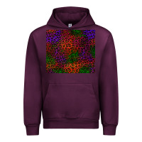 Mauve Wine halloween leopard Urban Hoodie - BundleAndBundleShop