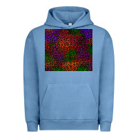 Pigment Pebble Blue halloween leopard Urban Hoodie - BundleAndBundleShop