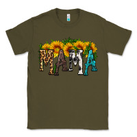 Army Green mama with sunflower Classic Tee - HRA Design Shop