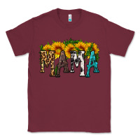 Burgundy mama with sunflower Classic Tee - HRA Design Shop