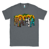 Charcoal Heather mama with sunflower Classic Tee - HRA Design Shop