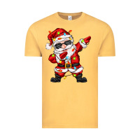 Vintage Mustard dabbing santa with christmas lights Vintage Tee - Zillion Design Studio