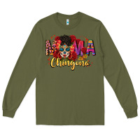 Army Green mama chingona Long Sleeve Tee - CTS Tumbler Store