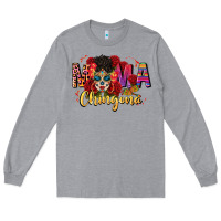 Heather Grey mama chingona Long Sleeve Tee - CTS Tumbler Store