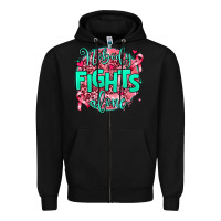 Black nobody fights alone Zipper Hoodie - AdoDesignShop