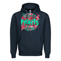 Navy nobody fights alone Zipper Hoodie - AdoDesignShop