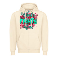 Sandshell nobody fights alone Zipper Hoodie - AdoDesignShop