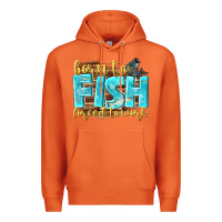 Carrot born to fish forced to work Premium Hoodie - NancyCooperArtShop