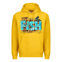 Lemon born to fish forced to work Premium Hoodie - NancyCooperArtShop