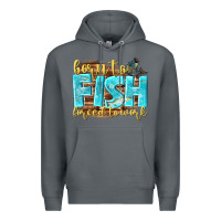 Rock born to fish forced to work Premium Hoodie - NancyCooperArtShop