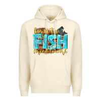 Sandshell born to fish forced to work Premium Hoodie - NancyCooperArtShop