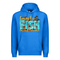 True Royal born to fish forced to work Premium Hoodie - NancyCooperArtShop