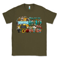 Army Green They See Me Rollin' They Waiting Classic Tee - CowhideDigitalArt