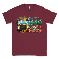 Burgundy They See Me Rollin' They Waiting Classic Tee - CowhideDigitalArt