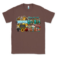 Chestnut They See Me Rollin' They Waiting Classic Tee - CowhideDigitalArt