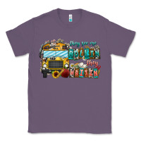 Lavender They See Me Rollin' They Waiting Classic Tee - CowhideDigitalArt