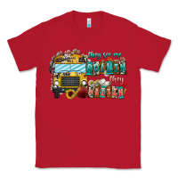 Red They See Me Rollin' They Waiting Classic Tee - CowhideDigitalArt