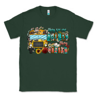 Sports Green They See Me Rollin' They Waiting Classic Tee - CowhideDigitalArt